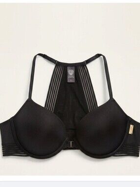 Vince Camuto Black Racerback Push-Up Bra 36C
